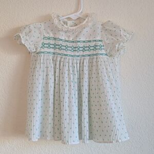 Vintage Smocked Baby Dress 9 Months